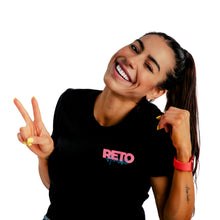 Cargar imagen en el visor de la galería, Black Blue Pink Shirt | RETOANDREFIT
