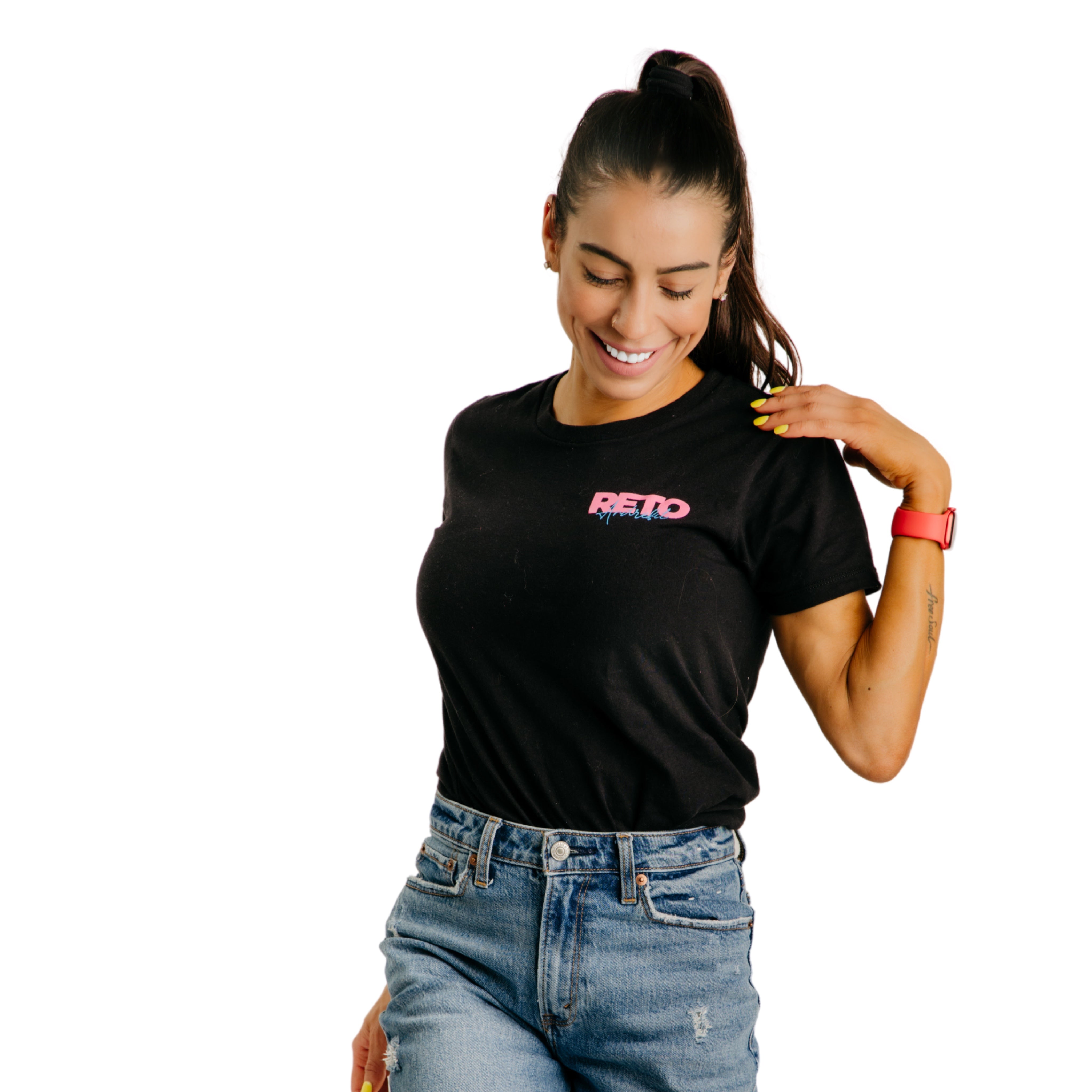 Black Blue Pink Shirt | RETOANDREFIT